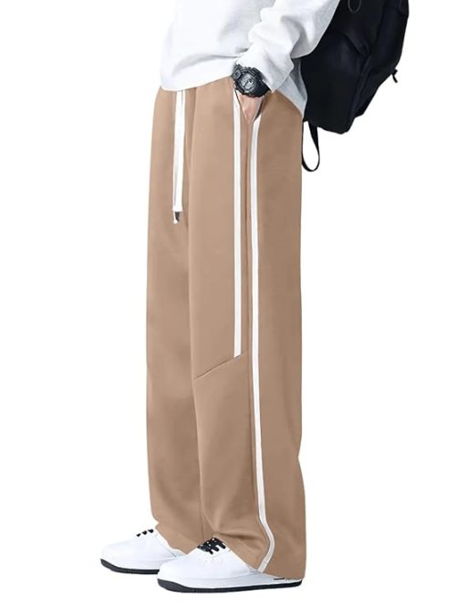 Pants for men in Korean style with tapered fit, perfect for creating a stylish and comfortable everyday look.